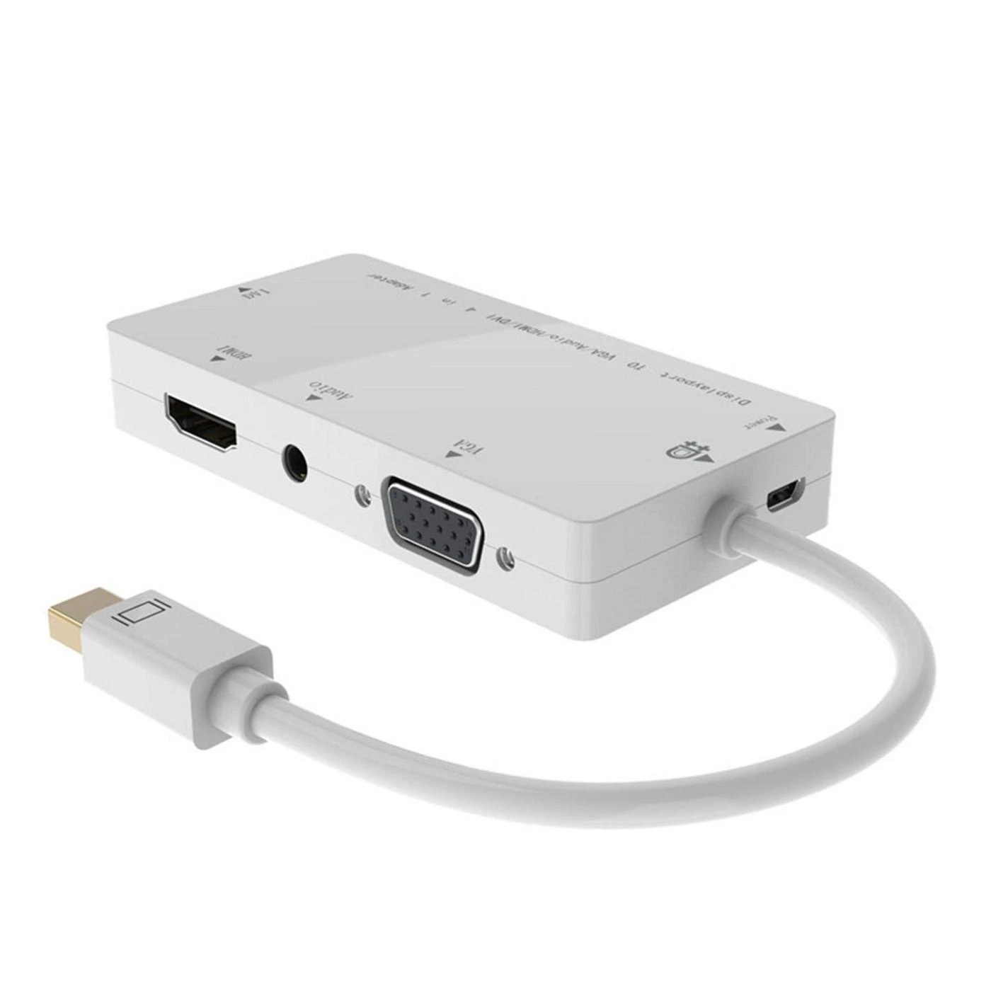 Mini DisplayPort adapteris su HDMI ir VGA jungtimis