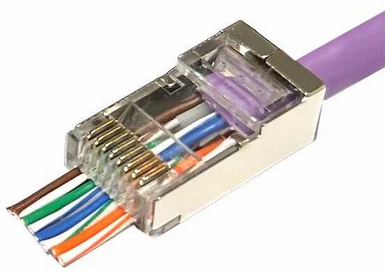 MicroConnect Microconnect KON506-50EZ RJ45 kištukas sidabrinis