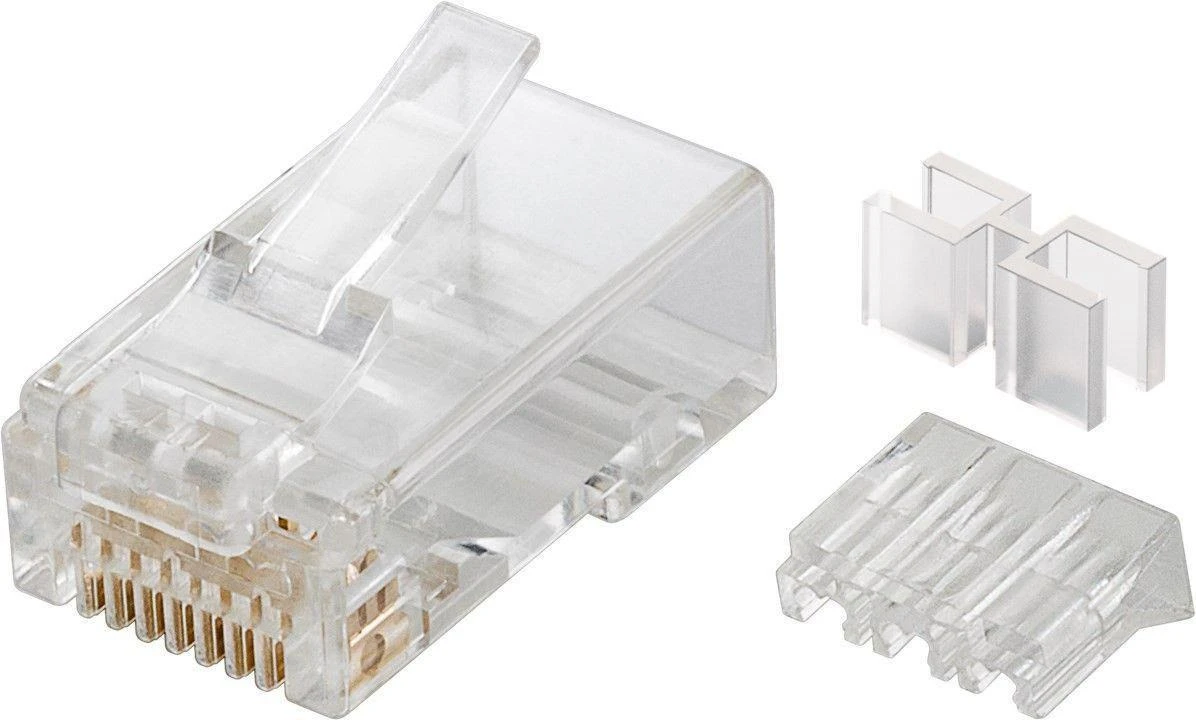 MicroConnect RJ45 kištukas MP8P8C CAT6, neekranuotas, 10 vnt (KON505-10)