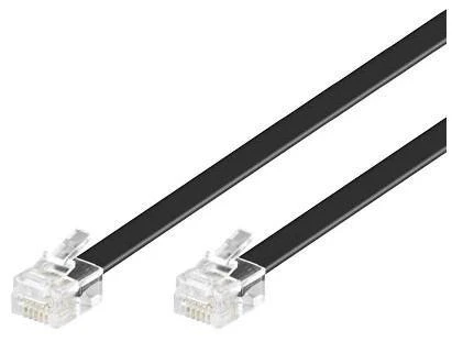 „MicroConnect“ modulinis tiesus RJ12 6C/6P 2 m (MPK102S)