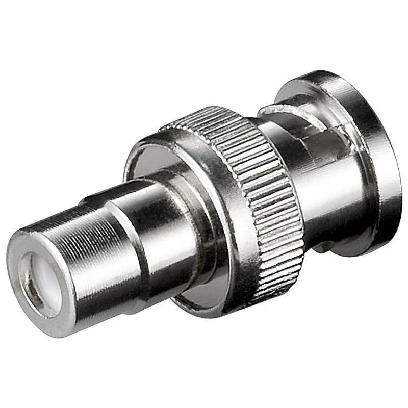 RCA į BNC adapteris, sidabrinė jungtis