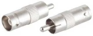 RCA į BNC signalo adapteriai, metaliniai