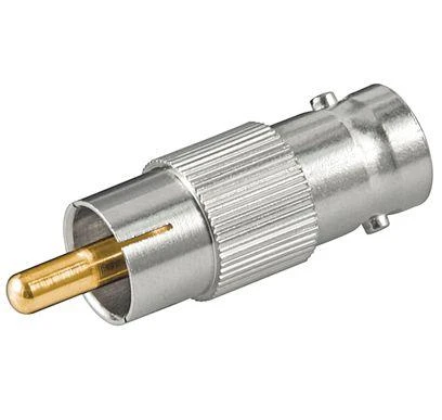 Adapteris AV MicroConnect RCA (Cinch) - BNC sidabrinė (BNCRCAADAPTOR)
