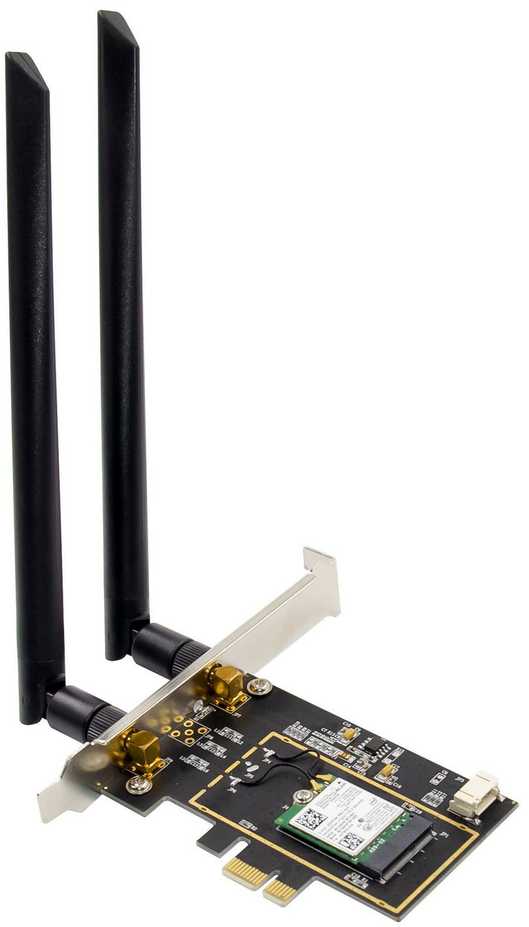 Karta jungiama į tinklą MicroConnect PCIe Intel 7260 Dual-Band