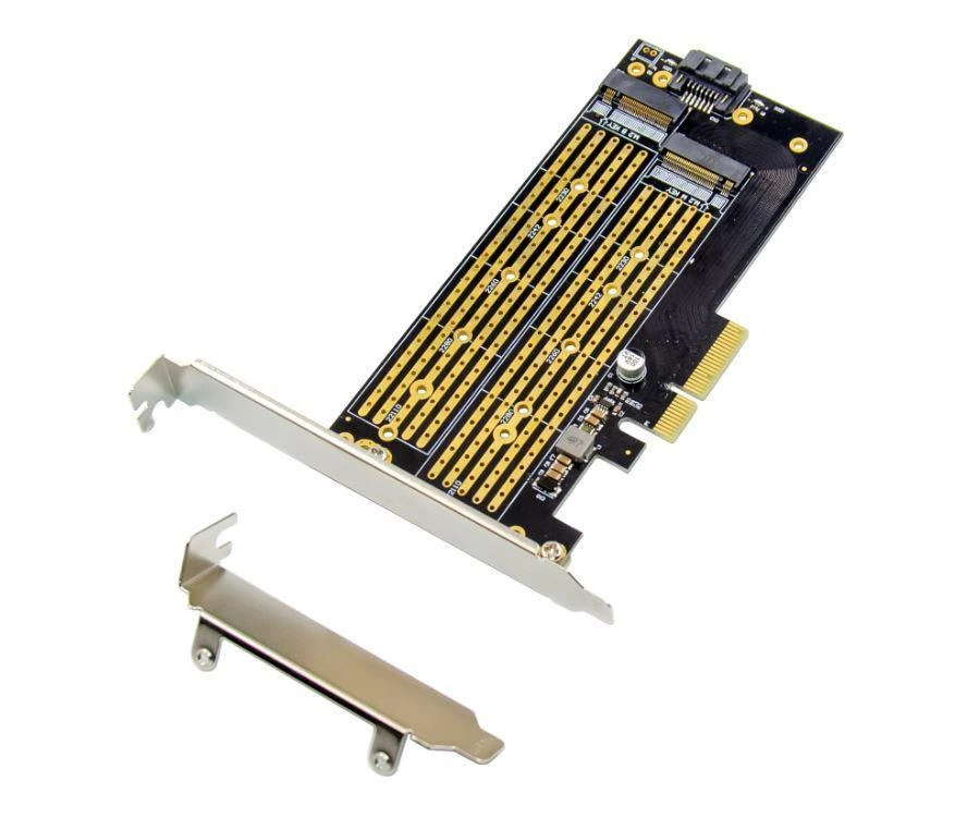 Valdiklis MicroConnect PCie x4 M.2 Key NMVE SSD Adapt