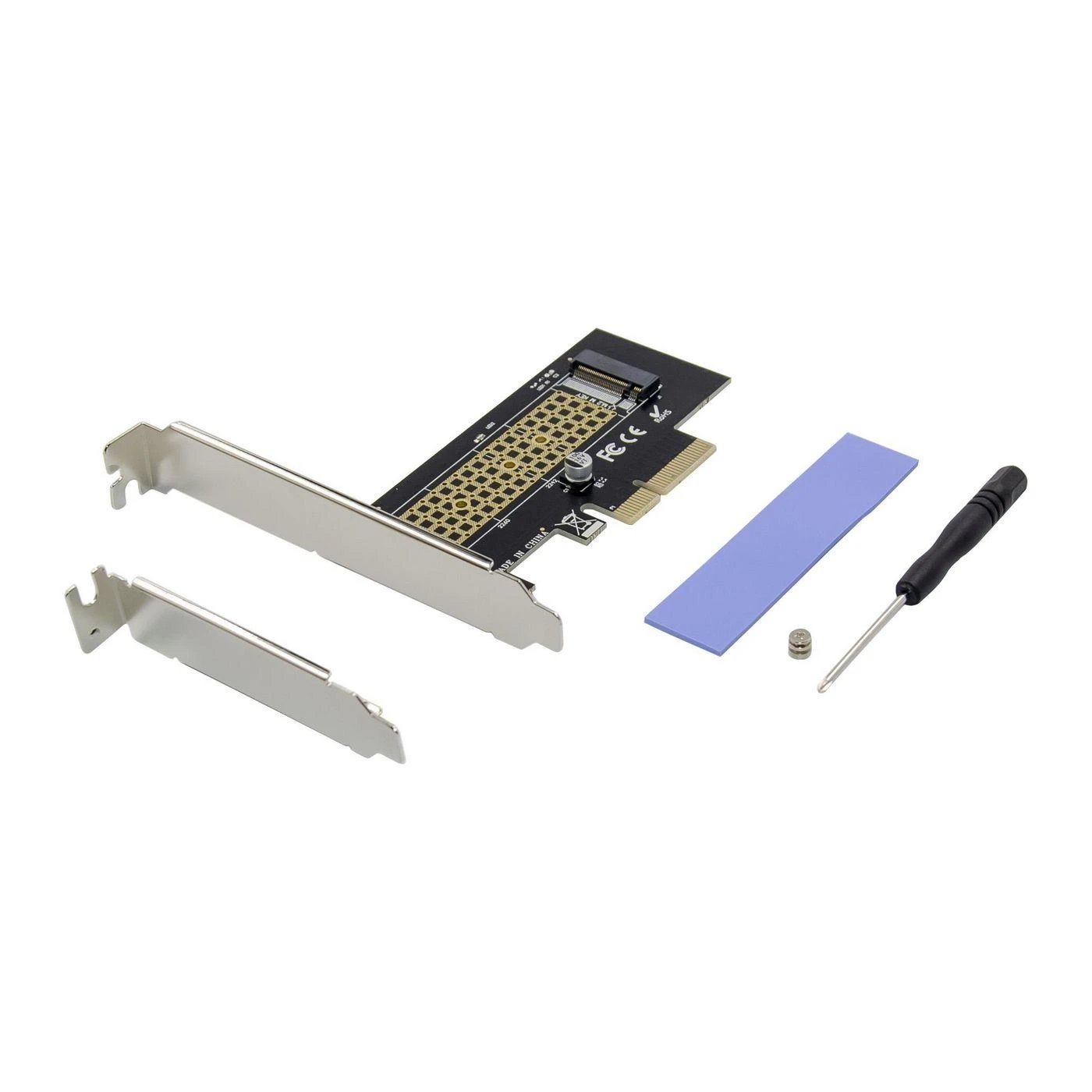 Kontroleris MicroConnect PCie x4 M.2 NVME SMD adapteris