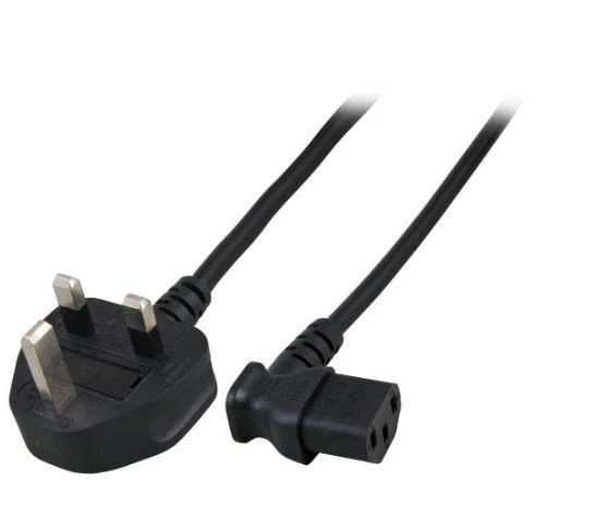 MicroConnect UK BS-1363 – kampinis C13 maitinimo kabelis, 2 m (PE090420A)