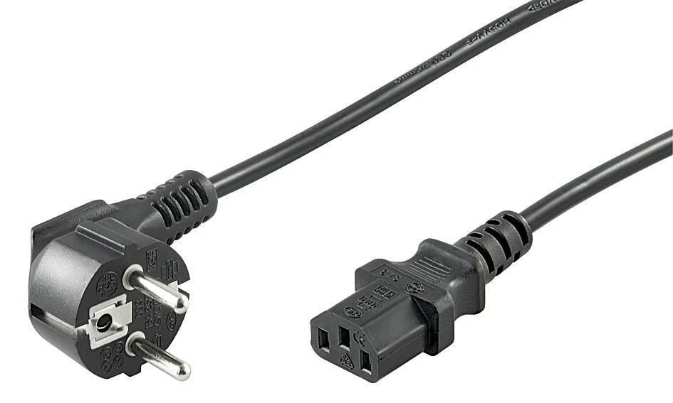 MicroConnect IEC320 maitinimo kabelis, 0,5 m (PE010405)