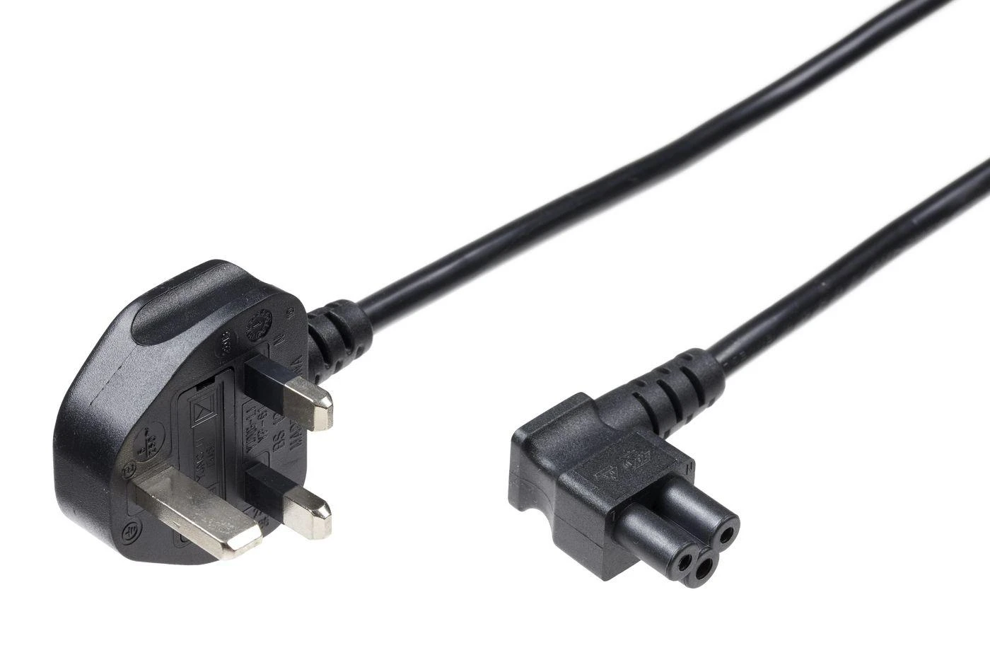 MicroConnect UK - C5 1,8 m juodas maitinimo laidas (PE090818A)