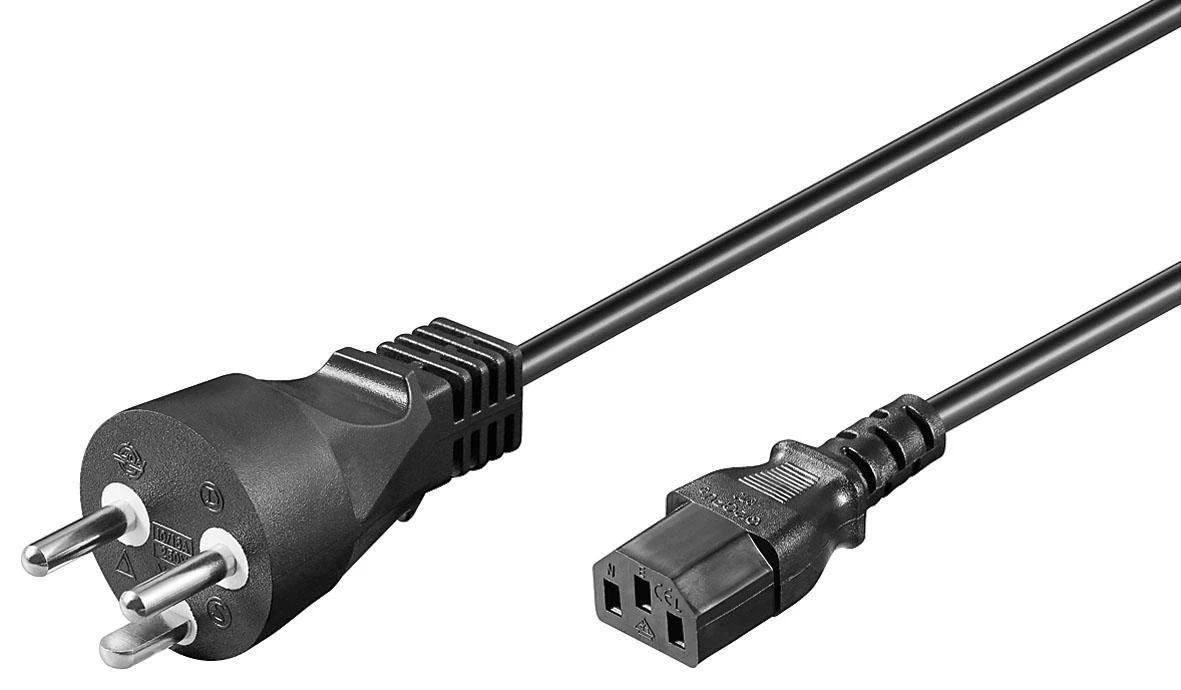 „MicroConnect DK - C13“ maitinimo kabelis, 1,8 m (PE120418R)