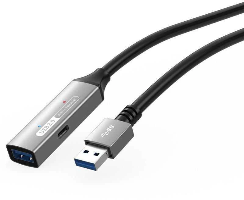 Kabelis USB MicroConnect USB-A - USB-A 5 m Juodas (USB3.0AAF5A)