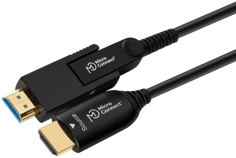 Kabelis MicroConnect Premium Optic HDMI A-D kabelis