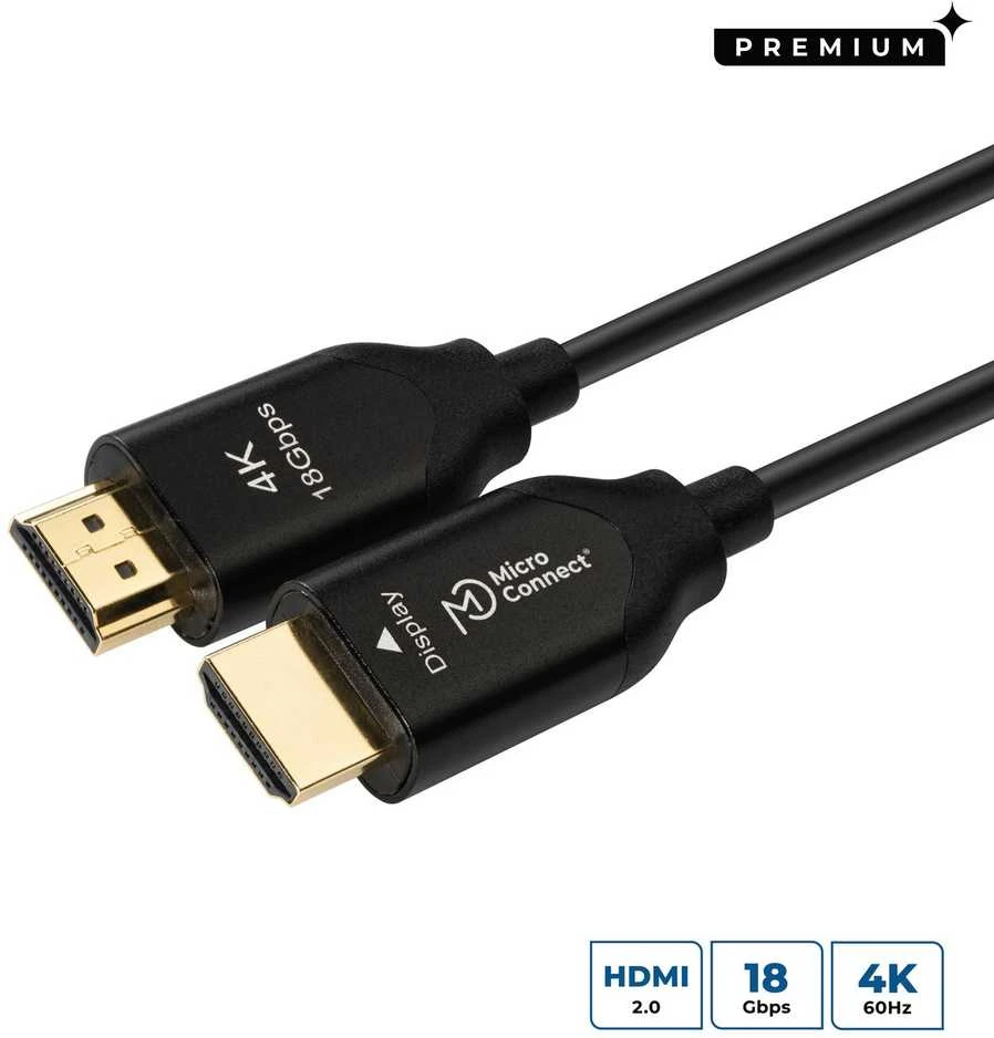 Kabelis MicroConnect HDMI - HDMI 20m juoda (HDM1920V2.0OP)