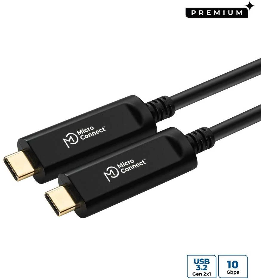 USB kabelis MicroConnect MC-USB3.1CC10OP, 10 m