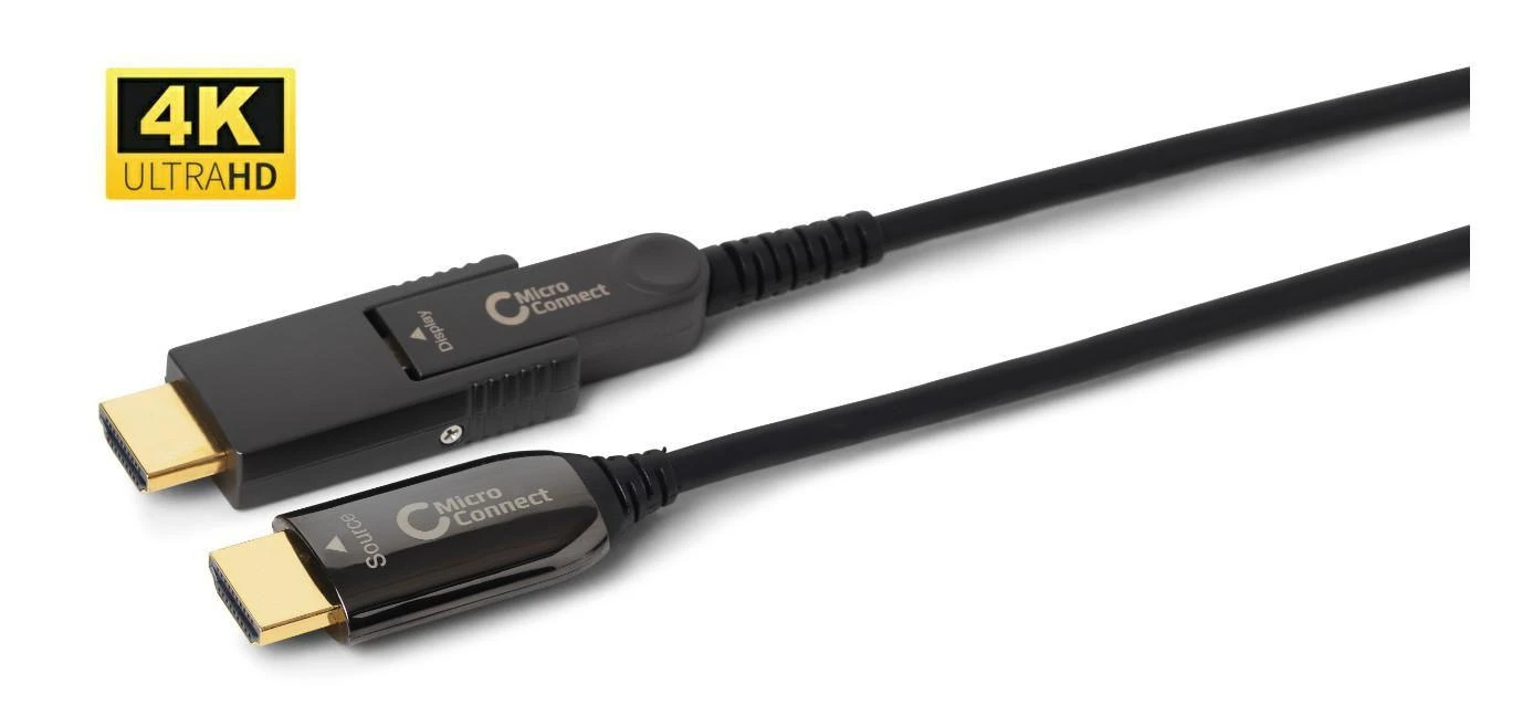 MicroConnect optinis HDMI laidas su Source ir Display jungtimis