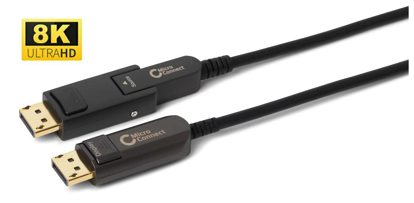 50m DisplayPort kabelis su 8K UltraHD palaikymu