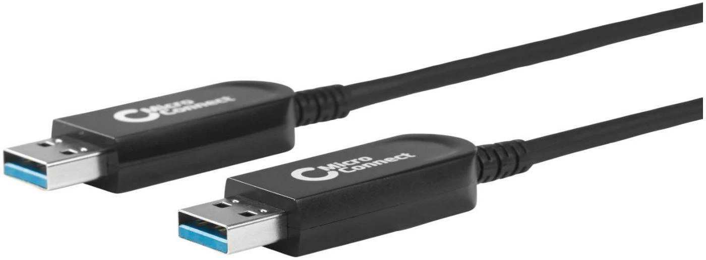 Kabelis USB MicroConnect USB-A - USB-A 15 m Juodas (USB3.0AA15BOP)