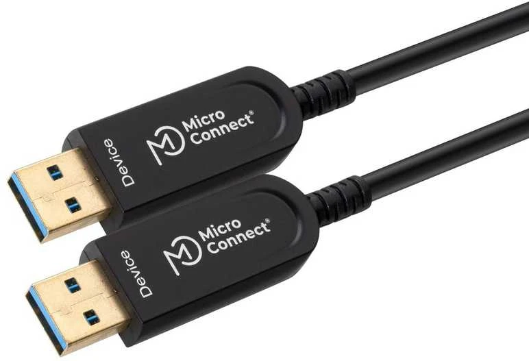 Kabelis USB MicroConnect USB-A - USB-A 15 m Juodas (USB3.0AA15BOP)
