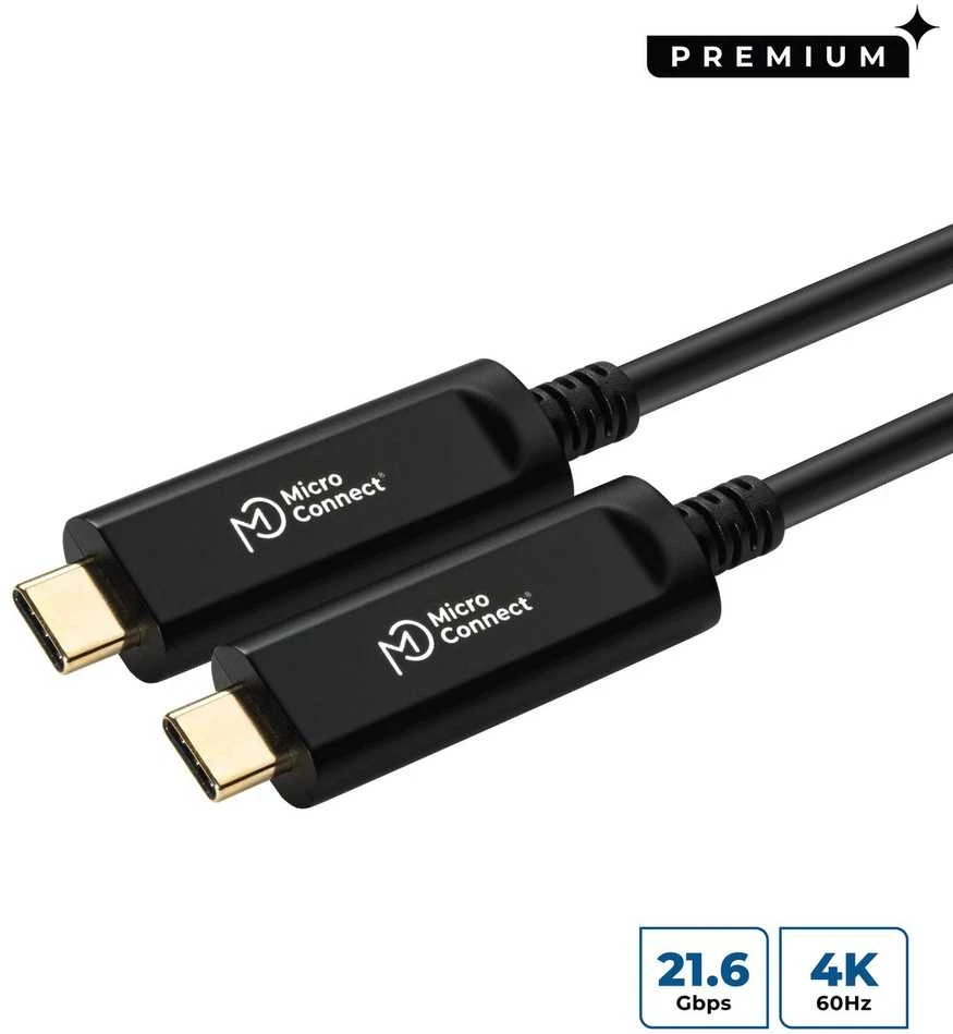 Kabelis USB MicroConnect USB-C - USB-C 10 m Juodas (USB3.1CC10OP)