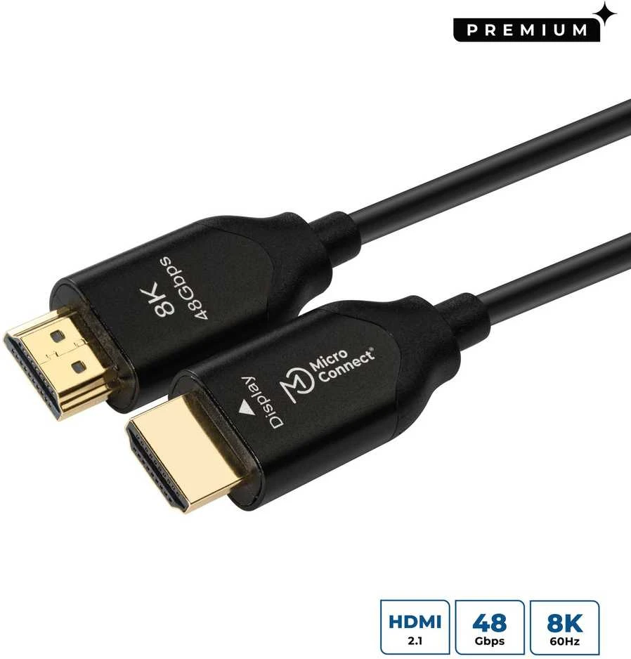 Kabelis MicroConnect HDMI - HDMI 20m juoda (HDM1920V2.1OP)