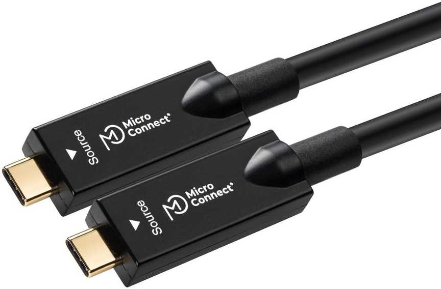 USB kabelis MicroConnect USB-C - USB-C 15 m juodas (USB3.2CC15OP)
