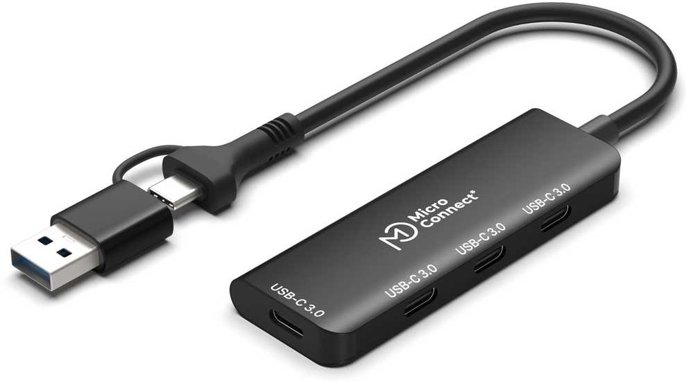 HUB USB MicroConnect USB-C 3.2 Gen 1 4-Port hub