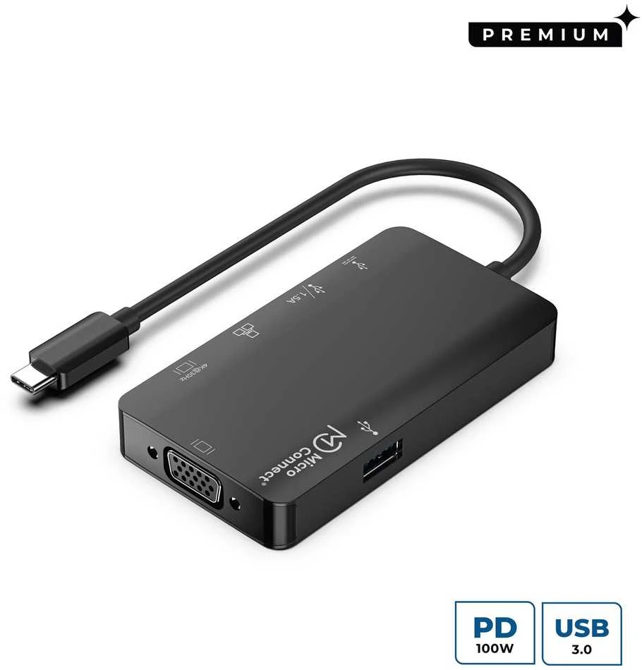 „MicroConnect“ USB-C stotis / replikatorius (USB3.1CCOM14)
