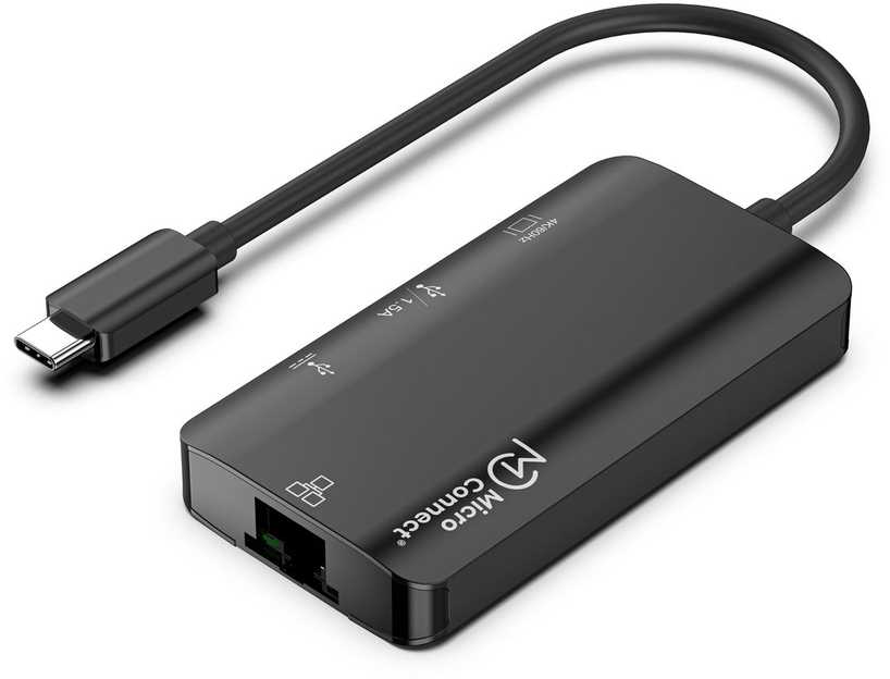 USB šakotuvas „MicroConnect Microconnect USB3.1CCOM16“ prijungimo stotelė, laidinis, USB 3.2 Gen 1 (3.1 Gen 1), C tipo, pilkas