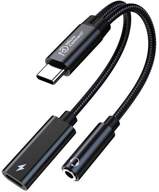 Adapteris USB MicroConnect MC-USBC-AUDIOCF USB-C - USB-C Sidabrinė (MC-USBC-AUDIOCF)