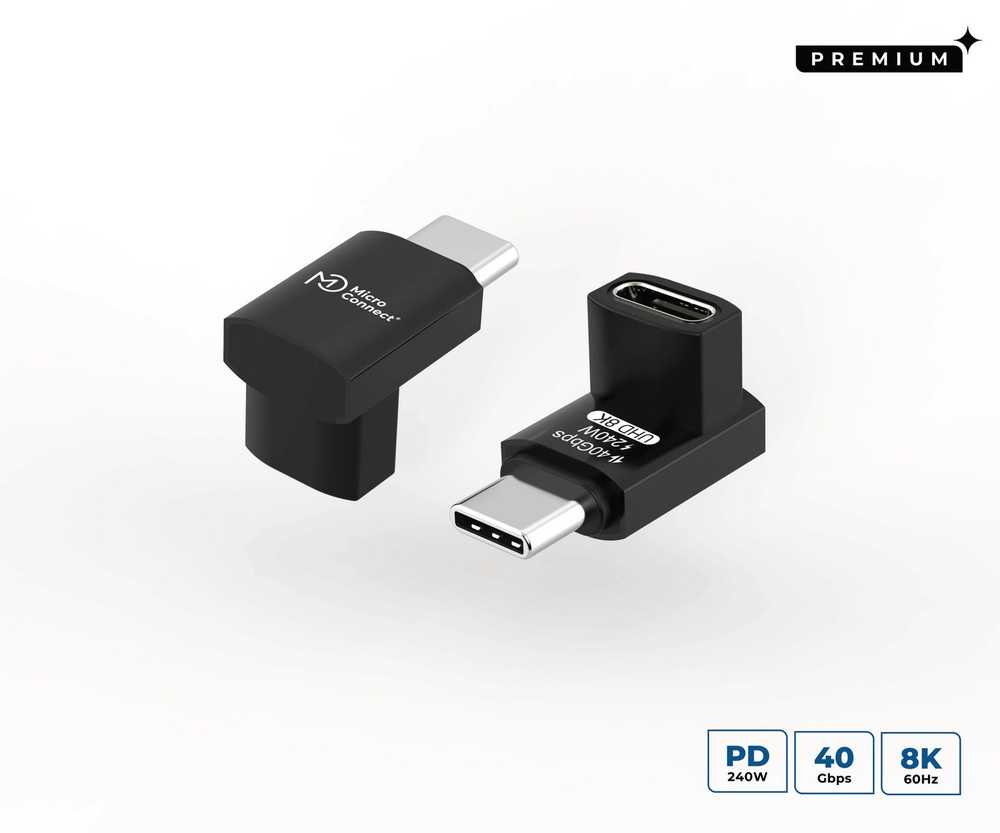 Adapteris USB MicroConnect MC-USB4AF USB-C - USB-C Sidabrinė (MC-USB4AF)