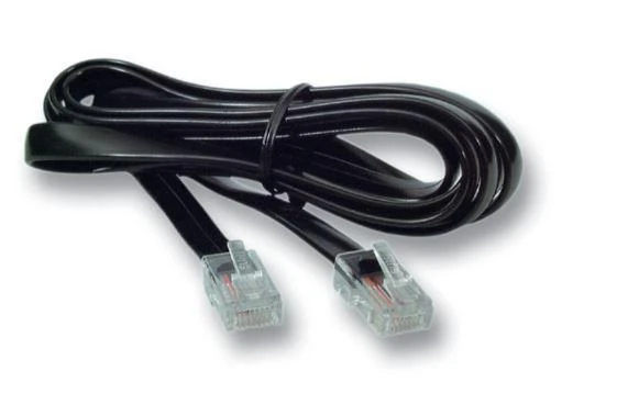 MicroConnect Patchcord RJ12 - RJ45, 2m, juoda (MPK430S)