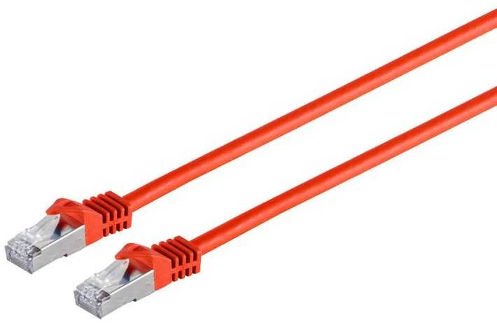 „MicroConnect Patchcord CAT 7“, S/FTP, raudona, 20 m (SFTP720R)