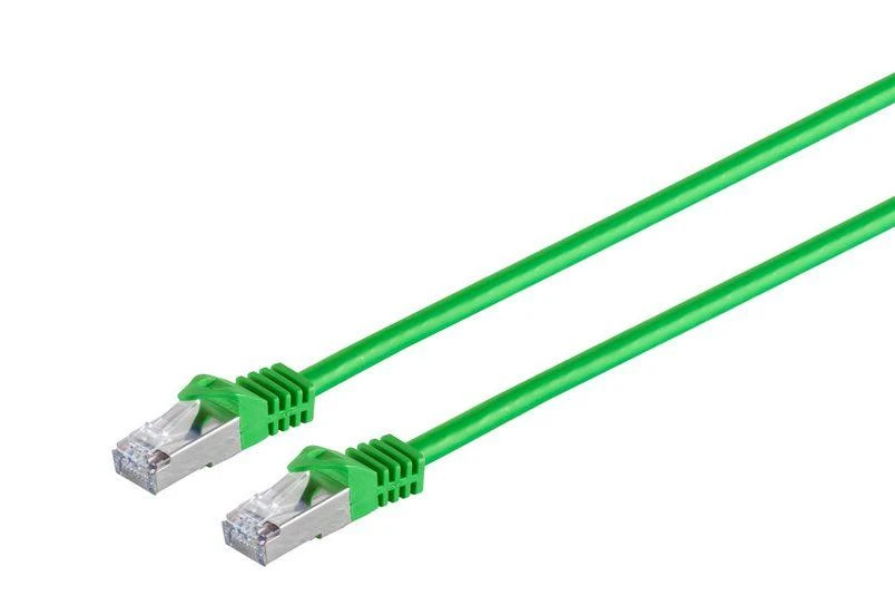 MicroConnect CAT 7 S / FTP RJ45 Žalias 0,50 m (SFTP7005G)
