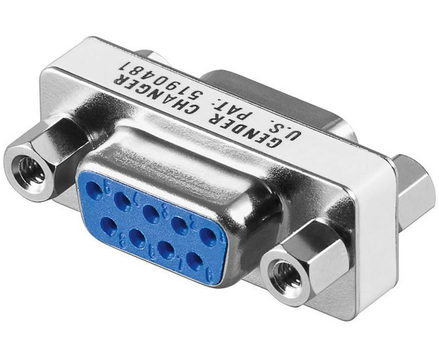 MicroConnect DB-9 lyties keitiklis sidabrinis