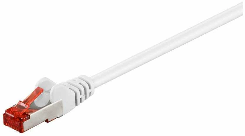 MicroConnect RJ-45 / RJ-45 kat.6 0,5 m Baltas (SSTP6005W)