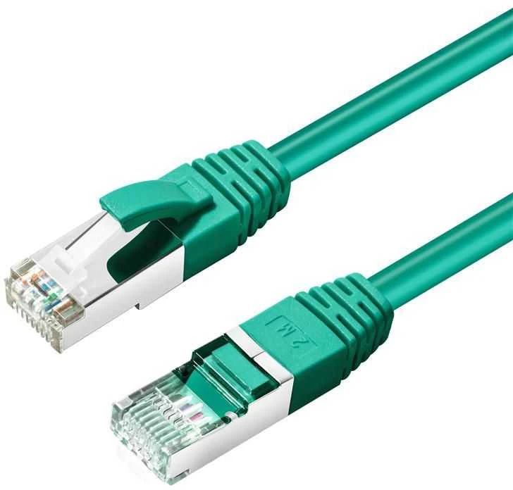 MicroConnect RJ-45/RJ-45 kat.6 Žalias 1m (SSTP601G)