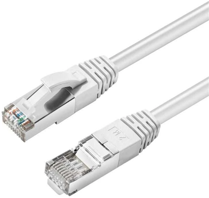 MicroConnect RJ-45 / RJ-45 cat.6 S / FTP Baltas 20m (SSTP620W)