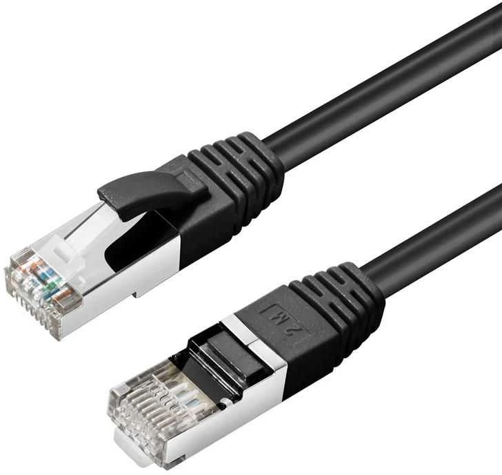 MicroConnect RJ-45 / RJ-45 cat.6 3m Juoda (SSTP603S)