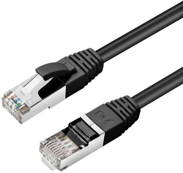 MicroConnect RJ-45/RJ-45 kat.6 5m Juodas (SSTP605S)
