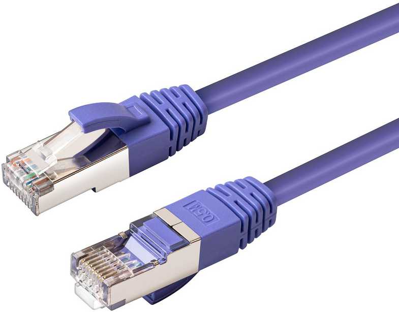 MicroConnect RJ-45/RJ-45 kat. 6 S/FTP violetinis 7 m (SSTP607P)