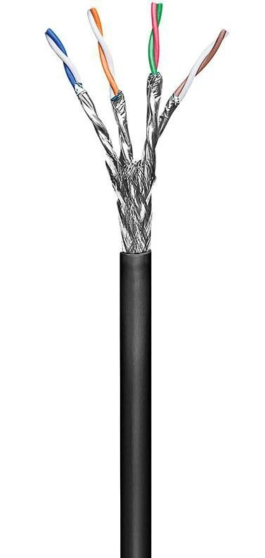 MicroConnect CAT 6 Cable S / FTP 100m Juodas (KAB028-100)