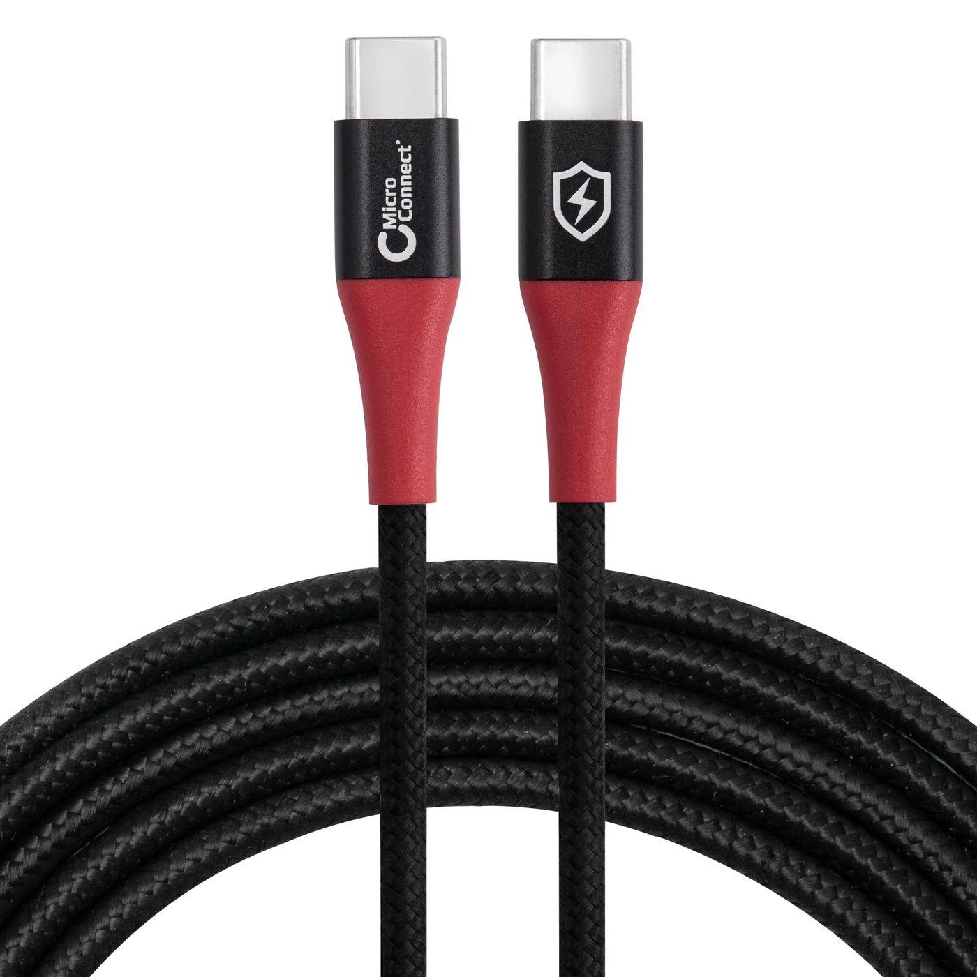 Kabelis USB MicroConnect USB-C - USB-C 1,5 m Juodas (Safe Charge USB-C to C Data)