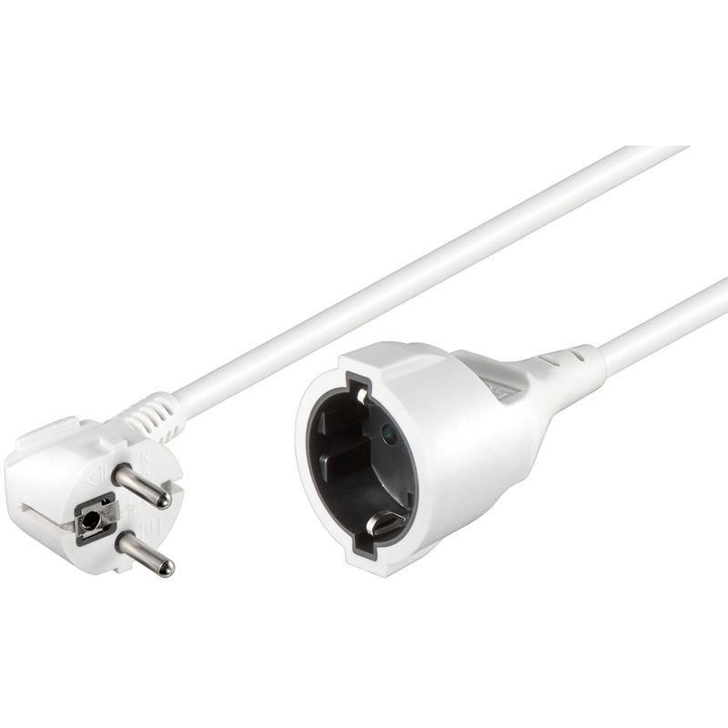 MicroConnect Schuko ilgintuvas, M-F, 5m, balta (PE140500W)