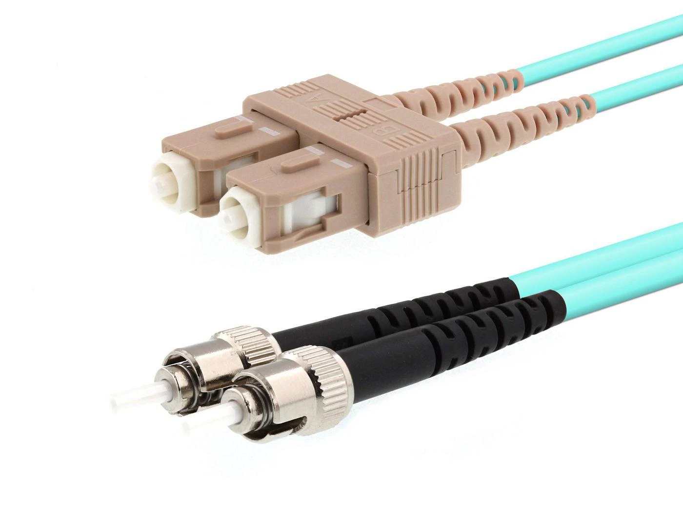 „MicroConnect“ šviesolaidinis laidas ST / UPC-SC / UPC, 50/125, OM3, 2 m (FIB122002)