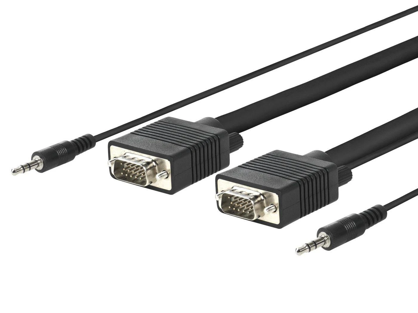 VGA ir 3.5mm garso kabelis