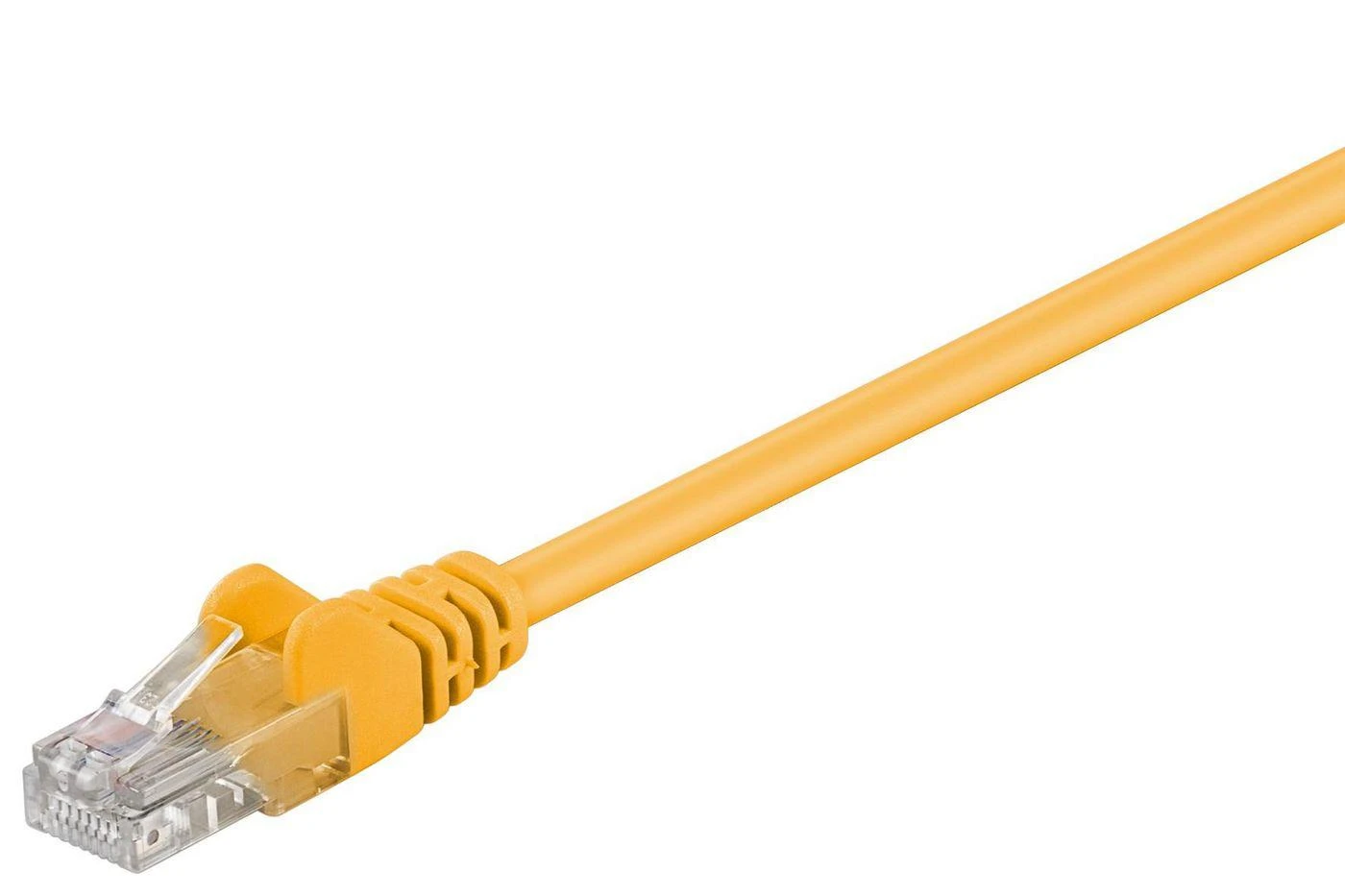 MicroConnect RJ-45/RJ-45 kat.5e U/UTP Geltonas 0.25m (B-UTP50025Y)