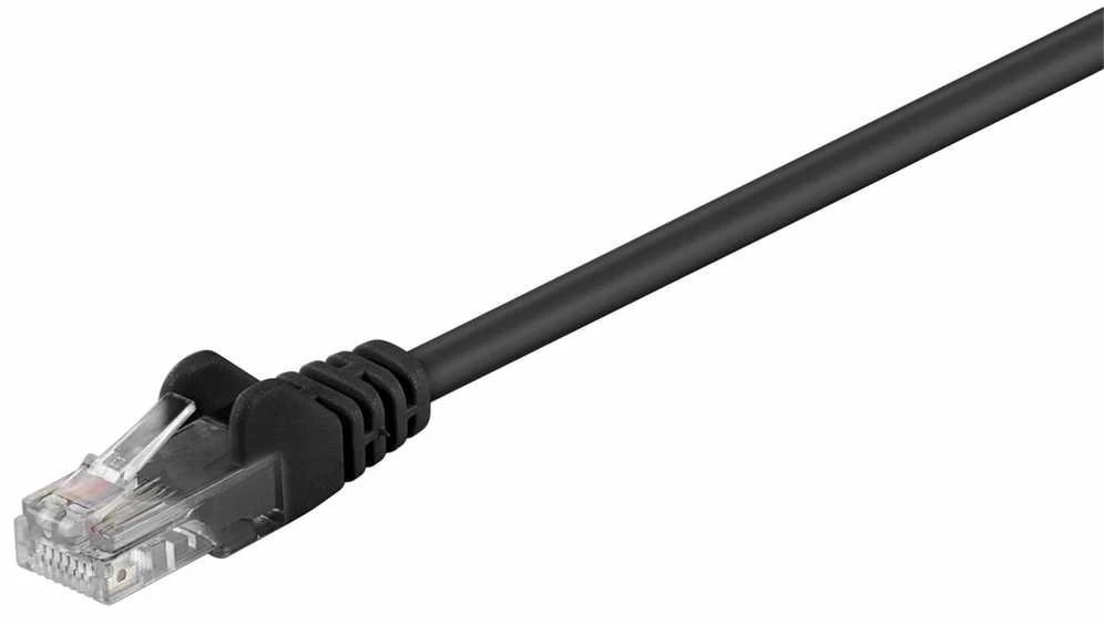 MicroConnect CAT5e UTP 0.5m - 0.5 m - Cat5e - U/UTP (UTP) - RJ-45 - RJ-45 - Juodas