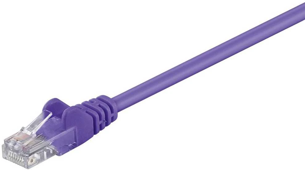 MicroConnect RJ-45/RJ-45 kat.5e U/UTP Violetinis 0.5m (B-UTP5005P)