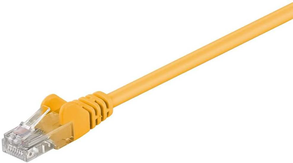 MicroConnect U/UTP CAT5e 1.5M Geltona PVC (B-UTP5015Y)