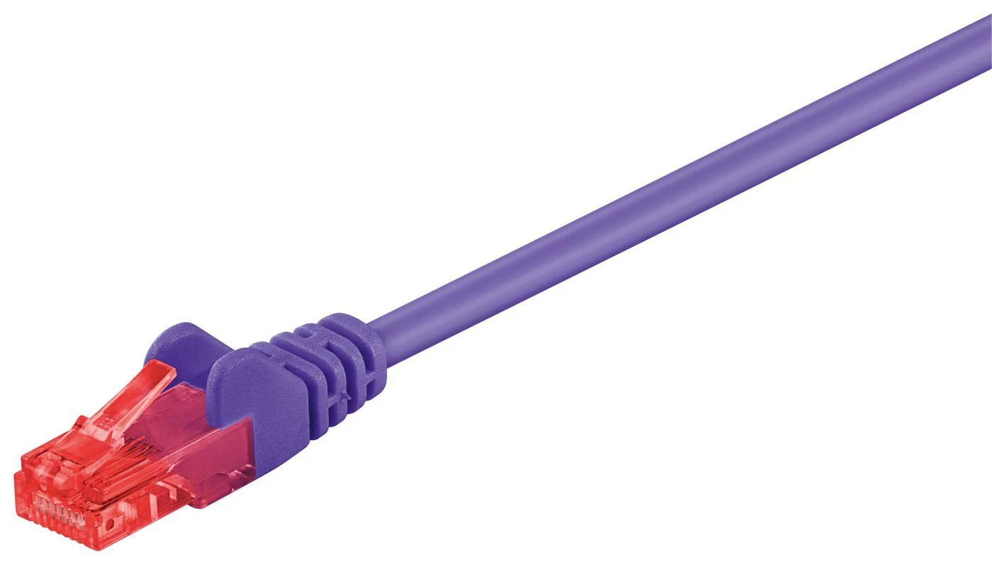 MicroConnect RJ-45/RJ-45 kat.6 0.3m Violetinis (UTP6003P)